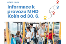 Od začátku tohoto měsíce platí v Kolíně výlukové jízdní řády MHD